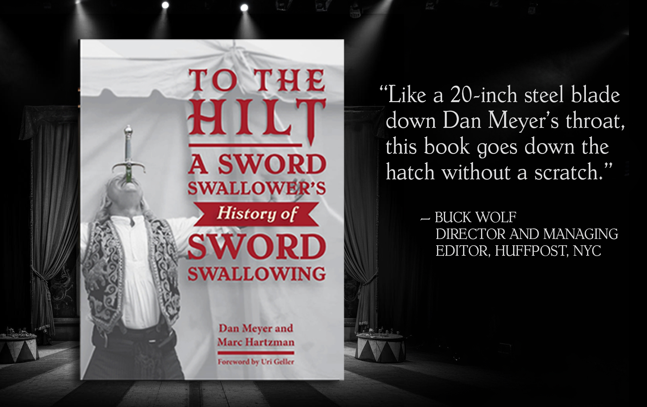 This book goes down the hatch without a scratch! Buck Wolf, Managing Editor, HuffPost